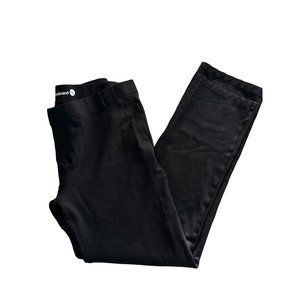Betabrand women's size XL black straight leg classic yoga pull on pants